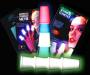 4 misteriously glowing thimbles appear and disappear